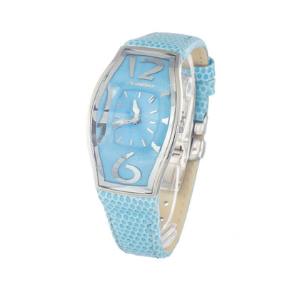 Chronotech Blue Leather Dress Watch Chronotech