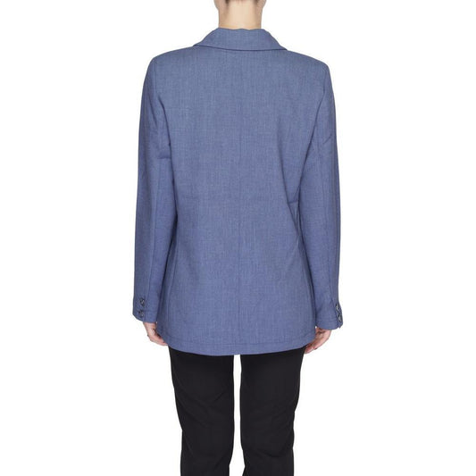 Street One Blue Polyester Blazer