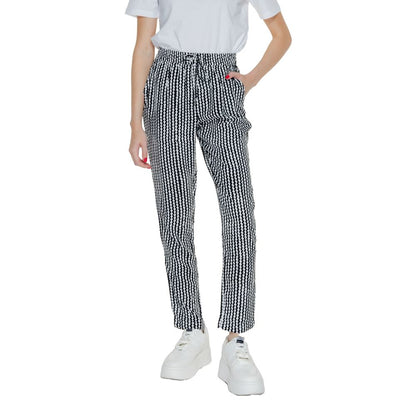 Only Black Viscose Casual Pants