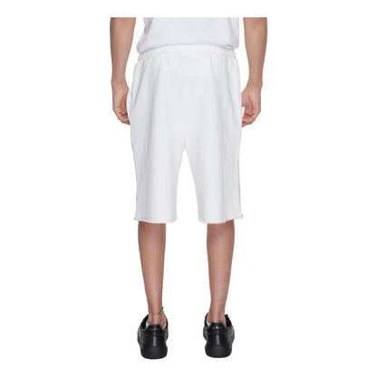 Underclub White Cotton Bermuda Shorts