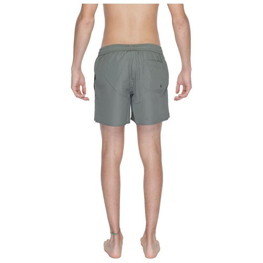 Emporio Armani Underwear Green Polyester Swim Short