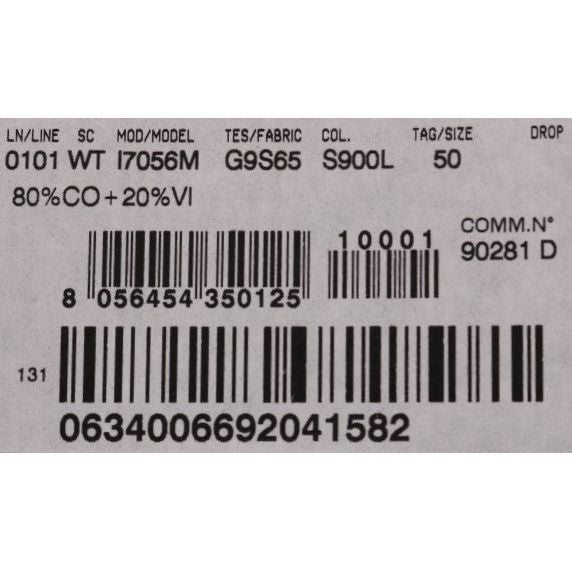 Dolce & Gabbana Gray STAFF Cotton Striped Vest