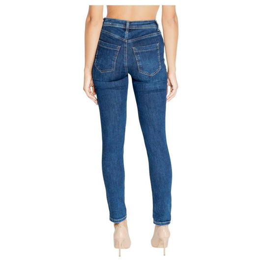 Street One Blue Cotton Jeans & Pant