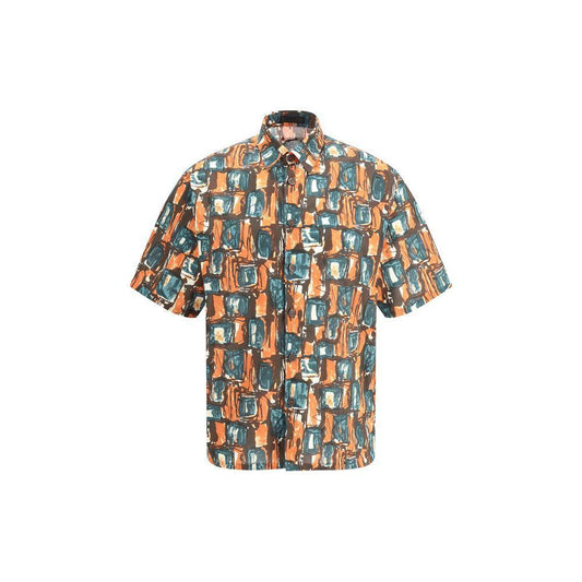 Prada Batista Squared Shirt 1728,72470364320,Clothing,M,Men,Men - Clothing,Multicolor,New with tags,Prada,Shirts - Men - Clothing Prada PR-UCS440SOOO16YEF0049-M