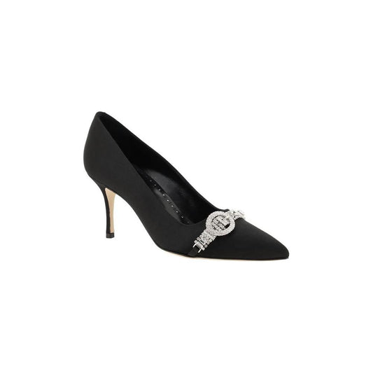 Manolo Blahnik Asapump Satin Pumps Manolo Blahnik