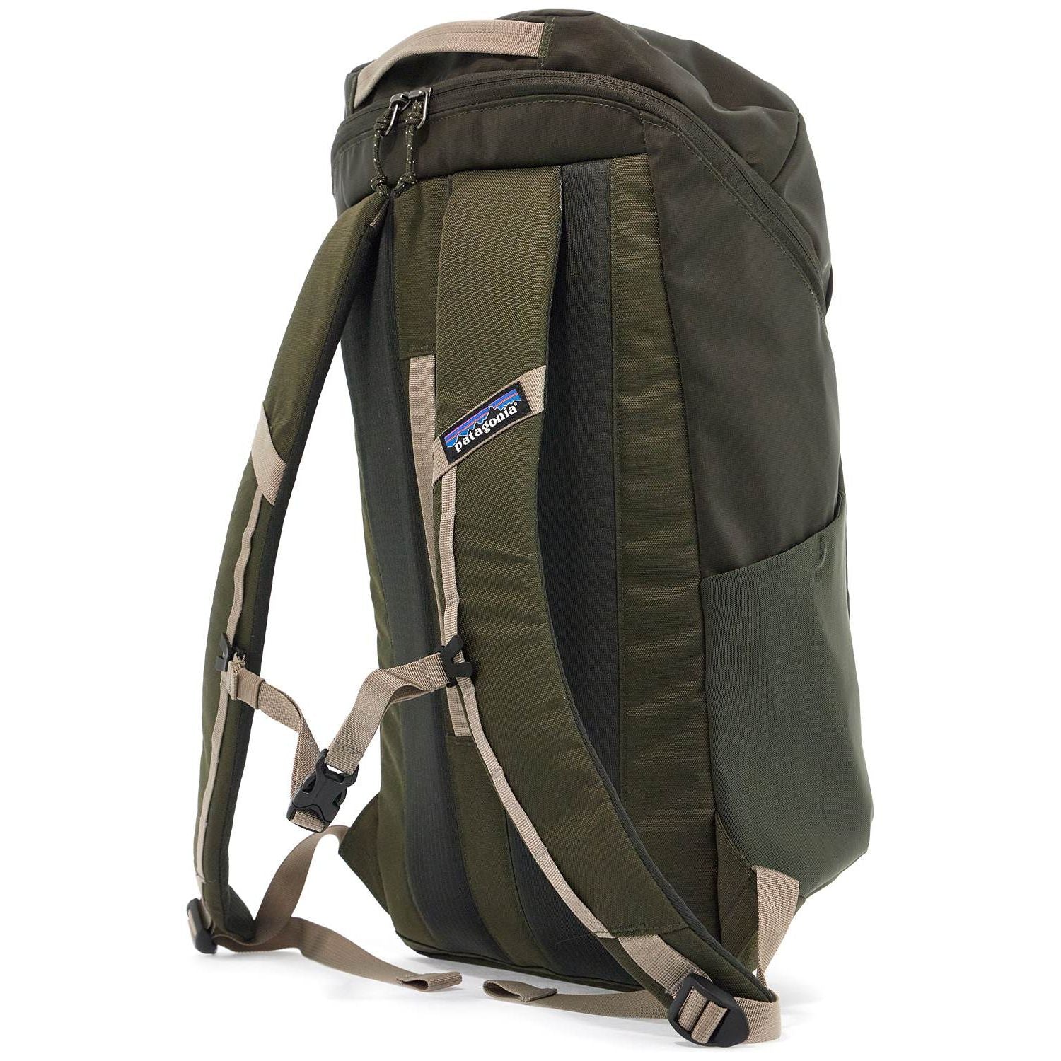 Front view with bag zipped and handles upright.