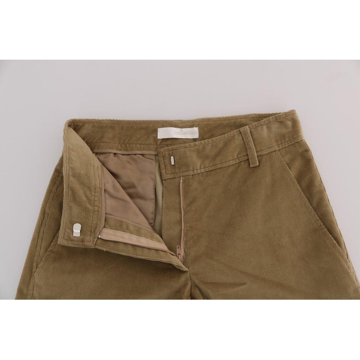 Ermanno Scervino Chic Beige Casual Pants for Sophisticated Style Jeans & Pants Ermanno Scervino