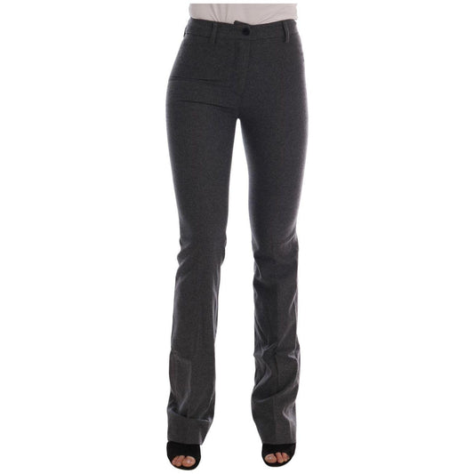 Ermanno Scervino Chic Gray Formal Pants - Elegance Refined Ermanno Scervino