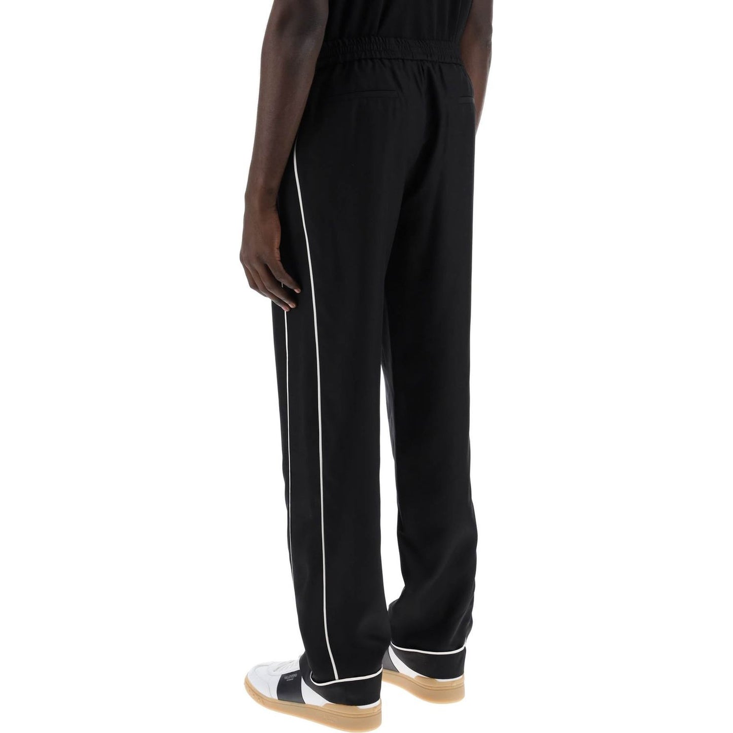 Valentino Garavani silk poplin trousers in eight