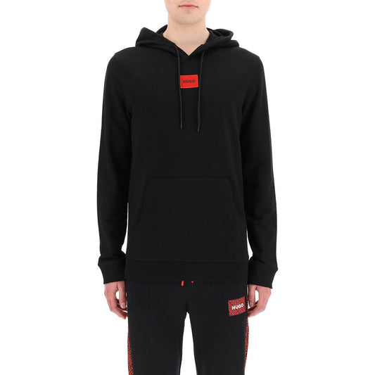 Hugo logo patch hoodie Topwear Hugo