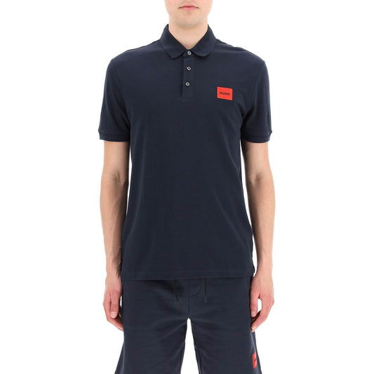 Hugo logo patch polo shirt Topwear Hugo