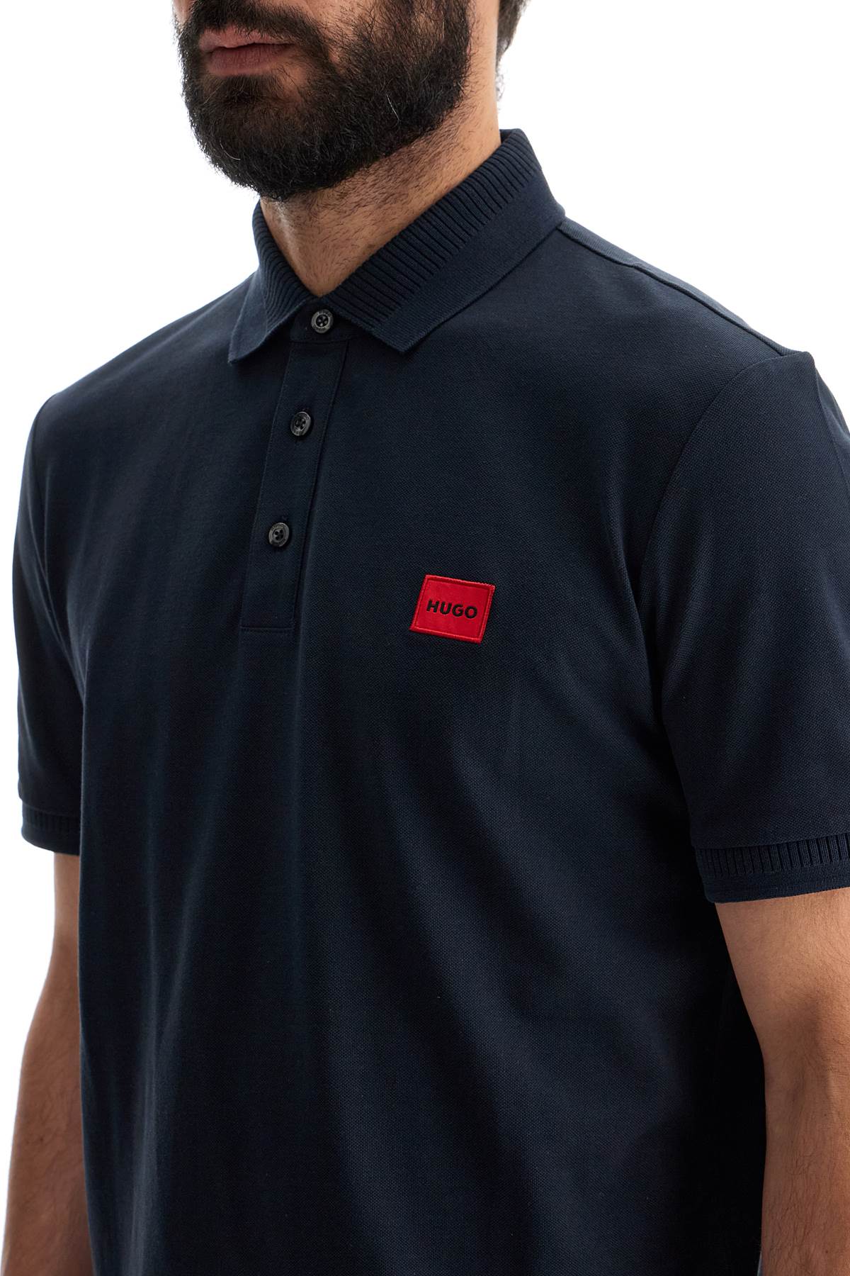 Hugo polo shirt with logo label Topwear Hugo