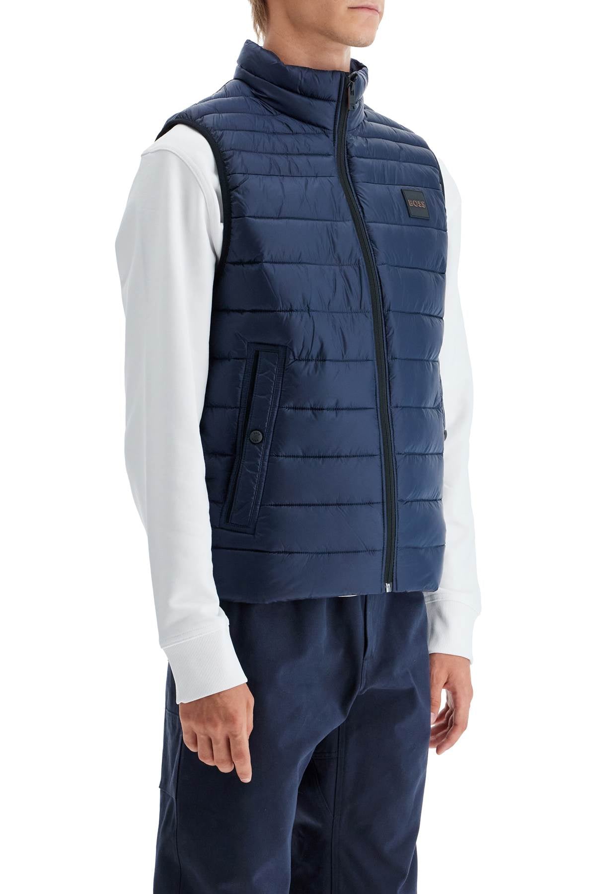 Boss quilted vest men