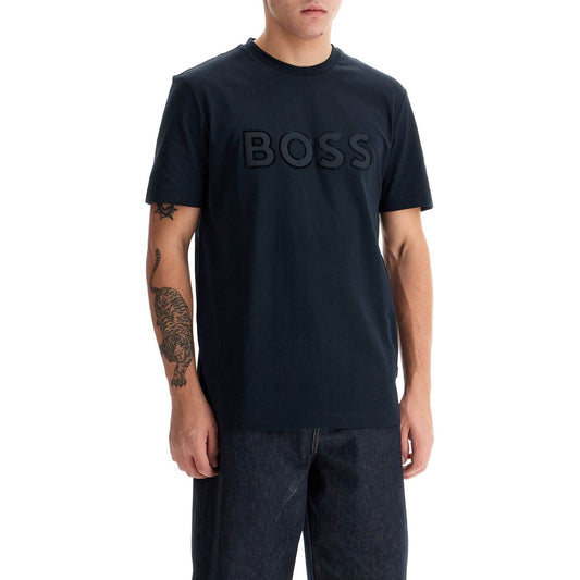 Boss t-shirt with patch logo design