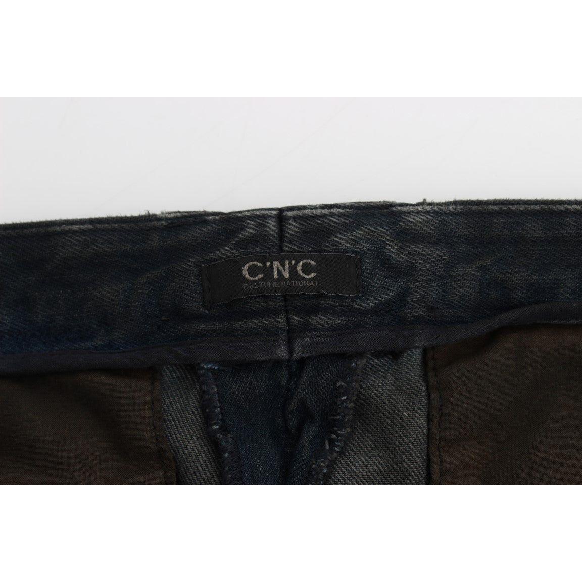 Costume National Chic Blue Slim Fit Denim Jeans Costume National