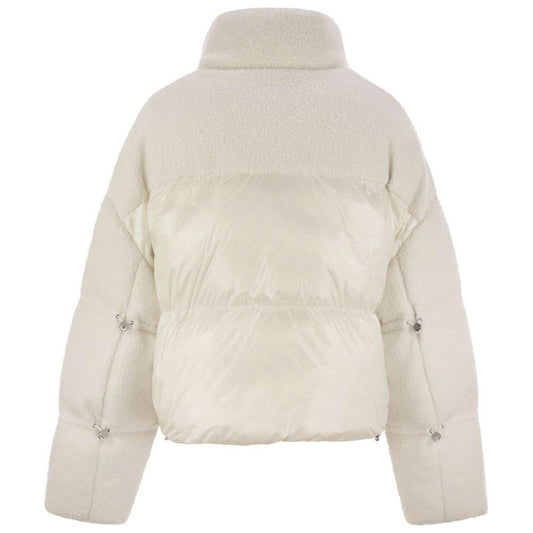 Moose Knuckles White Nylon Jackets & Coat