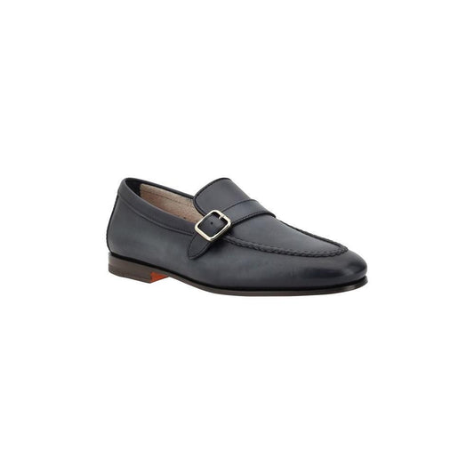Santoni Loafers with a single buckle
