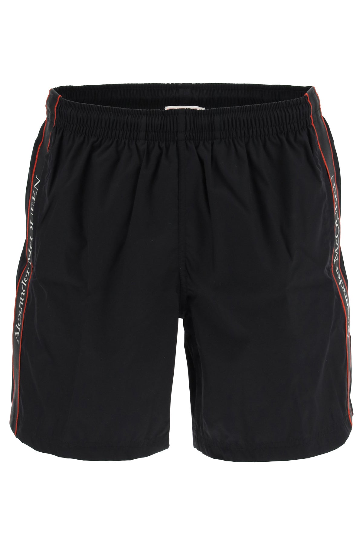 Alexander Mcqueen swimtrunks with logo selvedge Beachwear & underwear Alexander Mcqueen