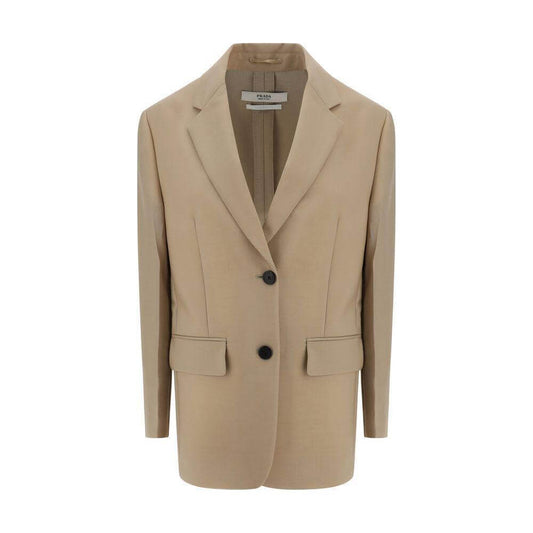 Prada Blazer Jacket 1728,72470364320,Brown,Clothing,IT40 | M,New with tags,Prada,Suits & Blazers - Women - Clothing,Women,Women - Clothing Prada PR-P556OSOOO12I1F0065-IT40 | M