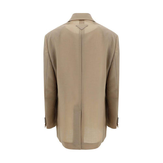 Prada Blazer Jacket 1728,72470364320,Brown,Clothing,IT40 | M,New with tags,Prada,Suits & Blazers - Women - Clothing,Women,Women - Clothing Prada PR-P556OSOOO12I1F0065-IT40 | M