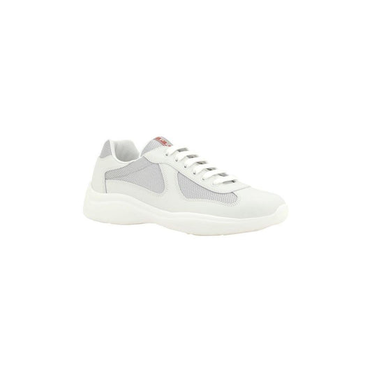 Prada America's Sneakers 1728,72470364320,EU43/US10,Men,Men - Shoes,New with tags,Prada,Shoes,Sneakers - Men - Shoes,White Prada PR-4E3400FG0006GWF0J36-EU43/US10