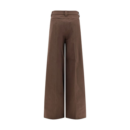 The Latest Brown Cotton Casual Pants