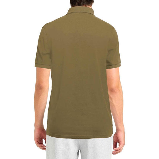 Alpha Studio Green Cotton Polo Shirt