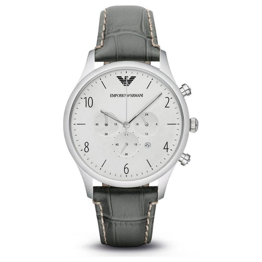 Armani Green Leather Watch