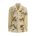 Baziszt Avian Shirt 1728,72470364320,Baziszt,Clothing,New with tags,S,Shirts - Women - Clothing,Women,Women - Clothing,Yellow BA-AV153SHBEIGE-S