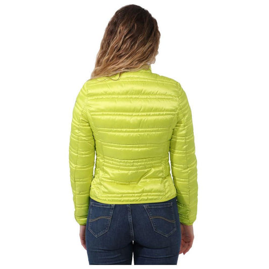 Yes Zee Green Polyester Women's Jacket
