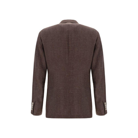 Brunello Cucinelli Linen Blazer Jacket 1728,72470364320,Blazers - Men - Clothing,Brown,Brunello Cucinelli,Clothing,IT52 | XL,Men,Men - Clothing,New with tags Brunello Cucinelli BR-MW4827BWDC2167-IT52 | XL