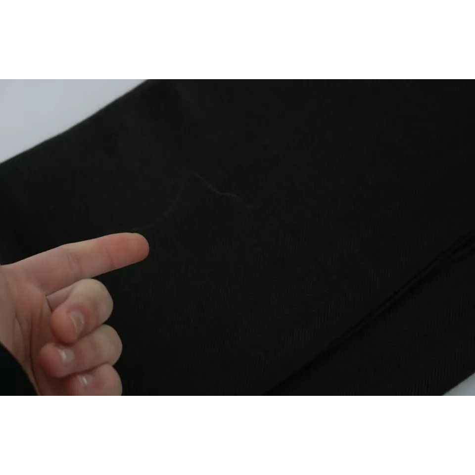 Dolce & Gabbana Green Brown Wrap Cashmere Shawl Scarf