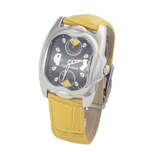 Chronotech Bicolor Leather Dress Watch