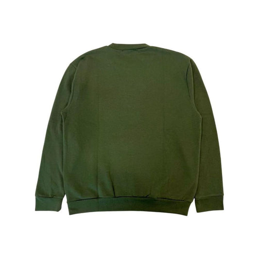 Cavalli Class Green Cotton Men Sweater