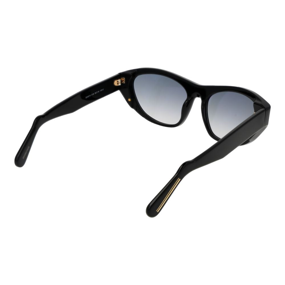 GCDS Black Acetate Sunglasses