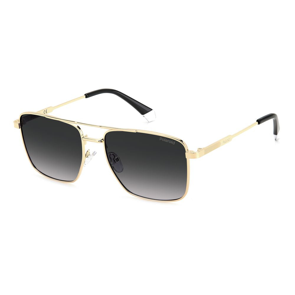 Polaroid Polaroid Gold Metal Sunglasses POPLD4134SXJ5GWJAC 1728,67434610848,Gold,Men,New with tags,Polaroid,Sunglasses,Sunglasses for Men - Sunglasses