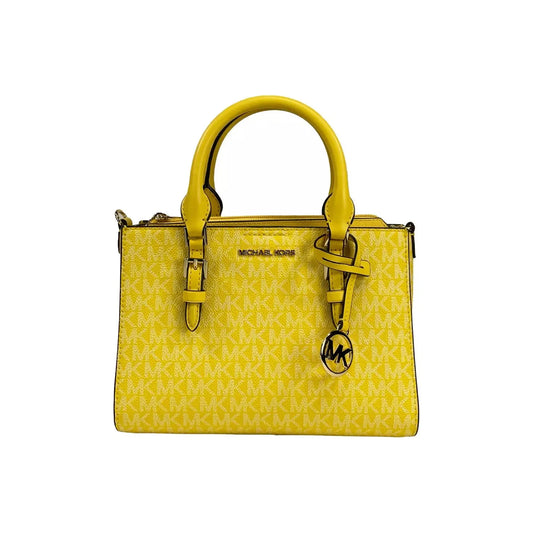 Michael Kors Charlotte 3 in 1 Satchel Bag Crossbody Golden Yellow