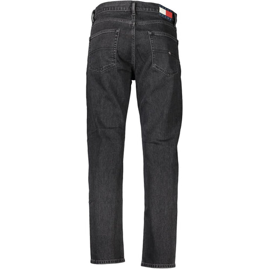 Tommy Hilfiger Black Cotton Jeans & Pant Tommy Hilfiger