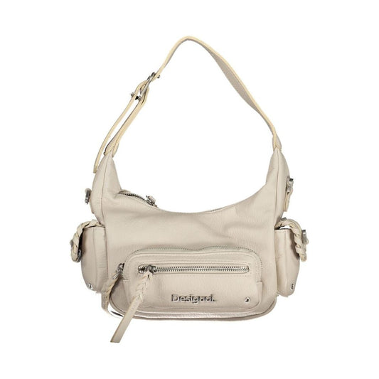 Desigual White Polyethylene Handbag Desigual