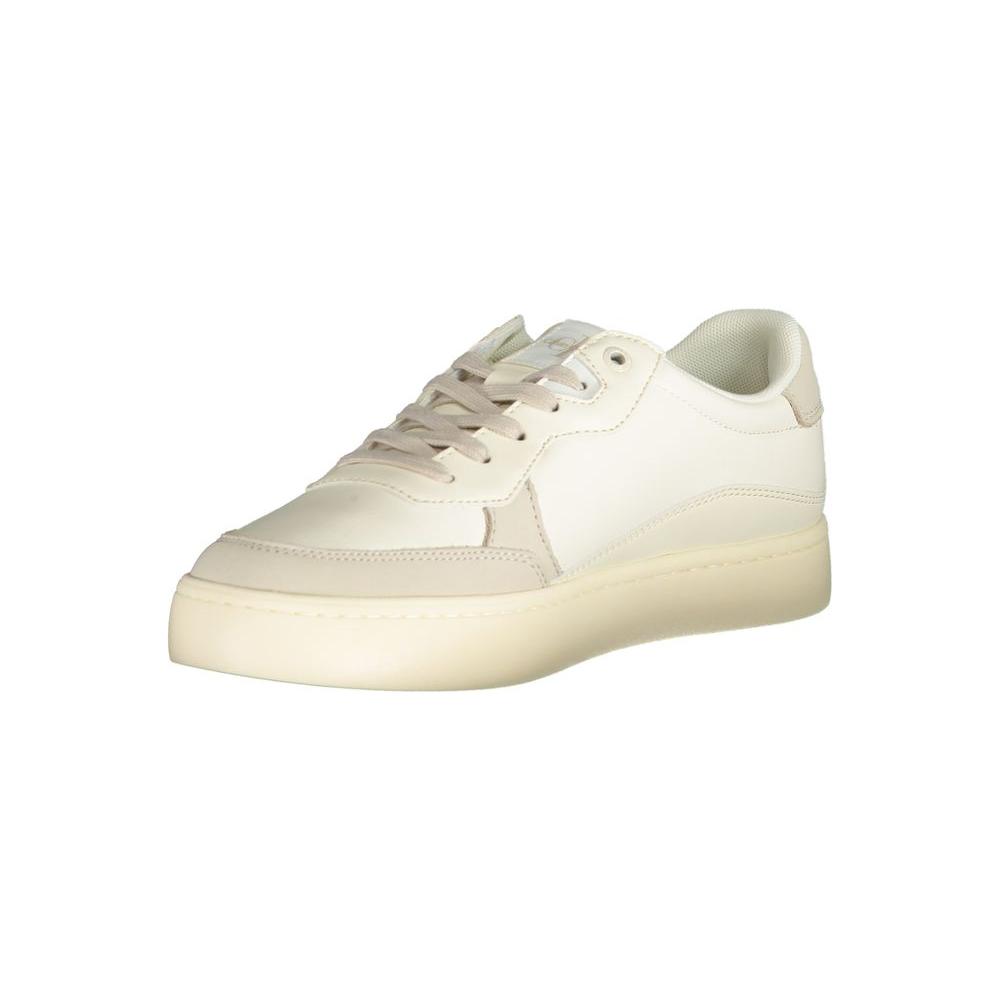 Calvin Klein Elegant White Sneakers with Contrast Accents Calvin Klein