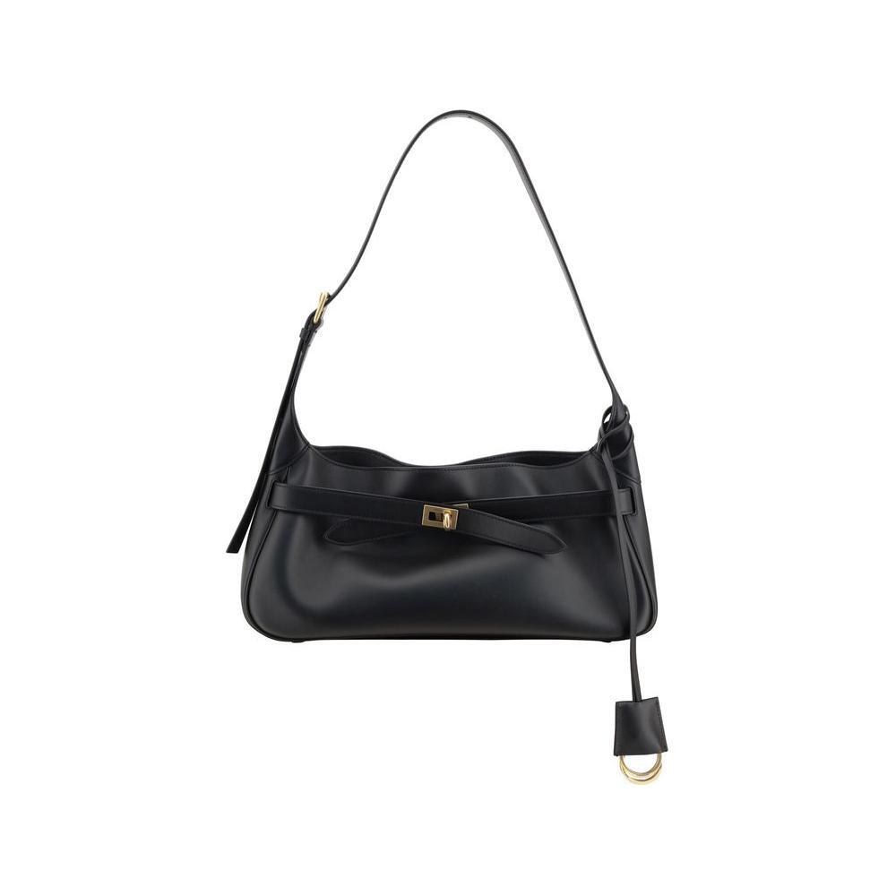 Front view with bag zipped and handles upright.