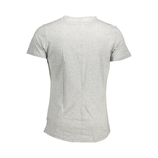 Tommy Hilfiger Gray Polyester Men T-Shirt Tommy Hilfiger