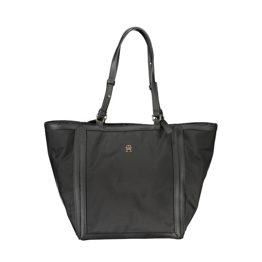 Tommy Hilfiger Black Polyester Handbag Tommy Hilfiger