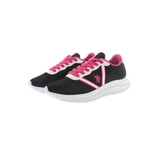 U.S. POLO ASSN. Black Polyester Women Sneaker U.S. POLO ASSN.