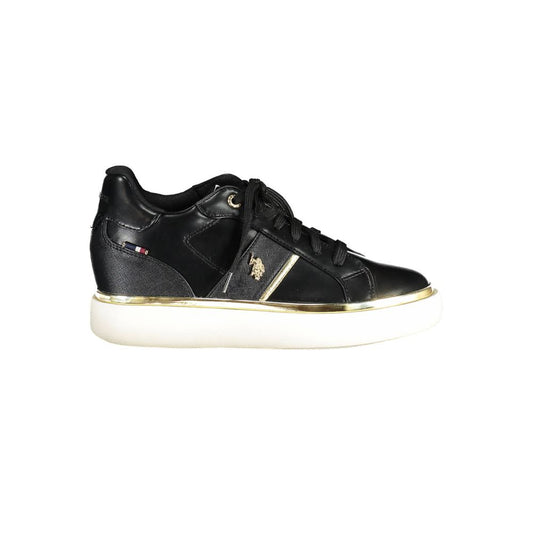 U.S. POLO ASSN. Black Polyester Women Sneaker U.S. POLO ASSN.