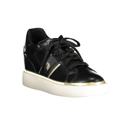 U.S. POLO ASSN. Black Polyester Women Sneaker U.S. POLO ASSN.