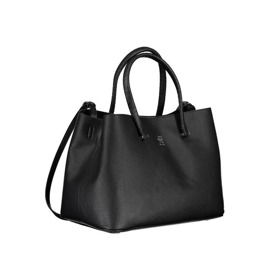 Tommy Hilfiger Black Polyethylene Handbag Tommy Hilfiger