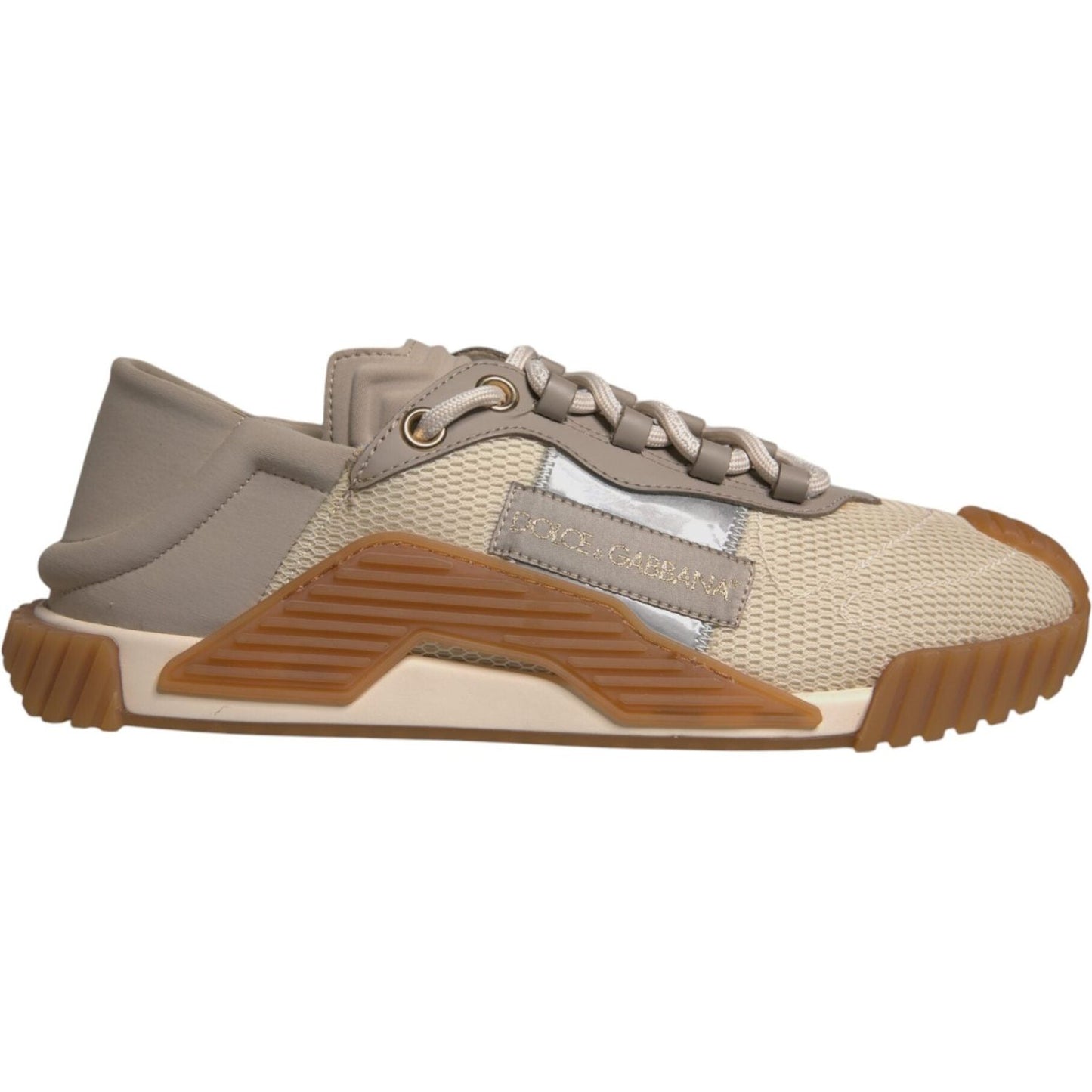 Dolce & Gabbana Multicolor Lace Up Low Top NS1 Sneakers Shoes