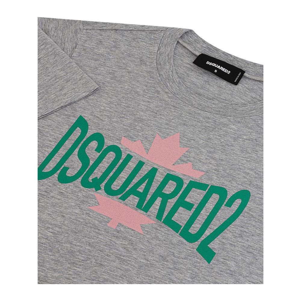 Dsquared² Gray Cotton T-Shirt