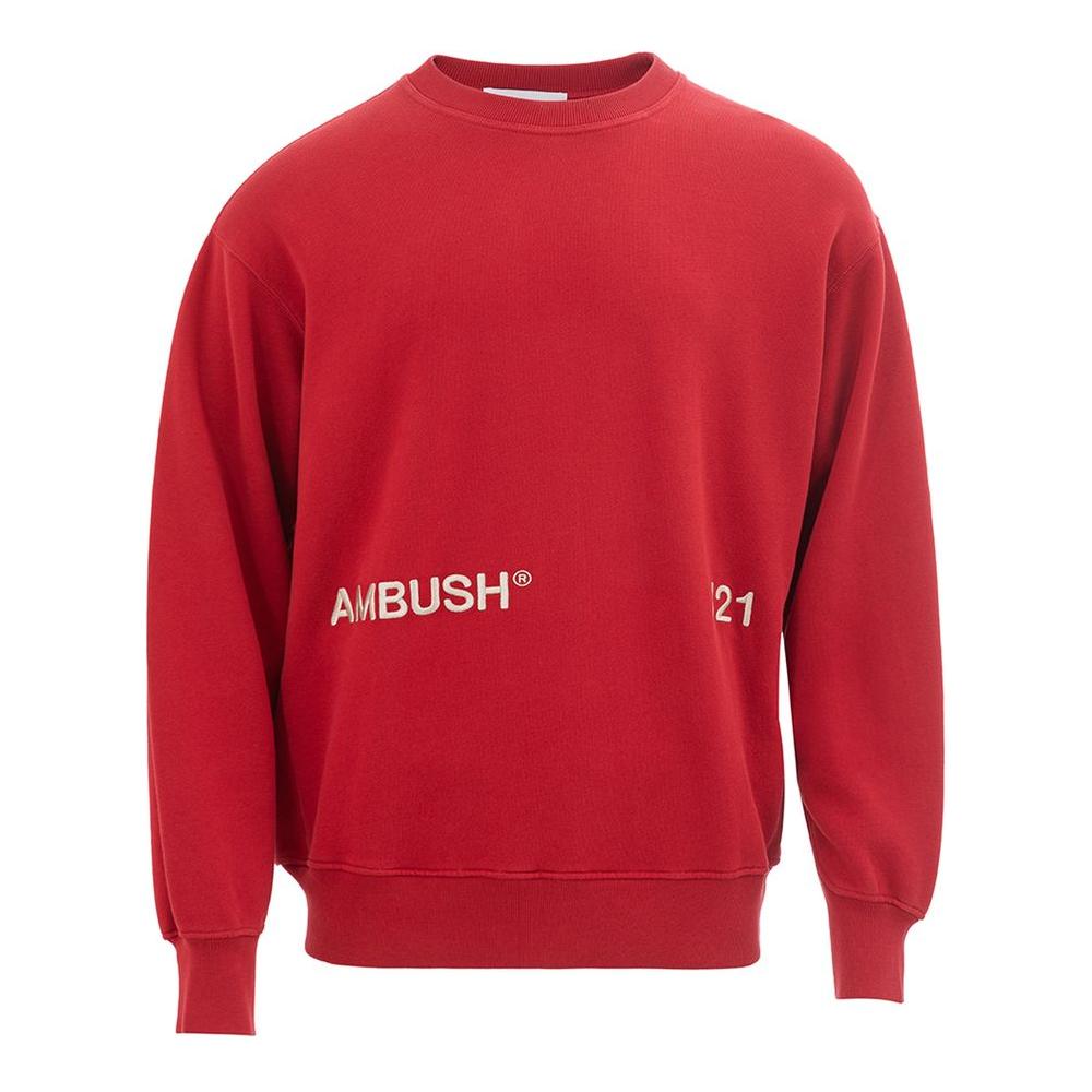 Ambush Red Cotton Sweatshirt